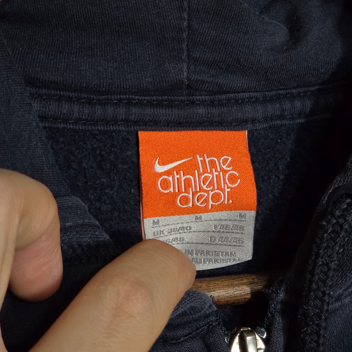 나이키 USA 빅프린팅 네이비 오버핏 후드집업 상품이미지9