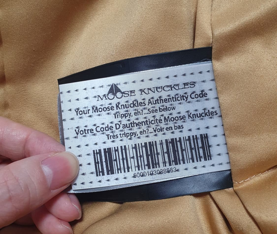 무스너클 패딩 골드 스털링 파카 블랙 폭스 퍼 블랙 슬림핏 M 상품이미지10