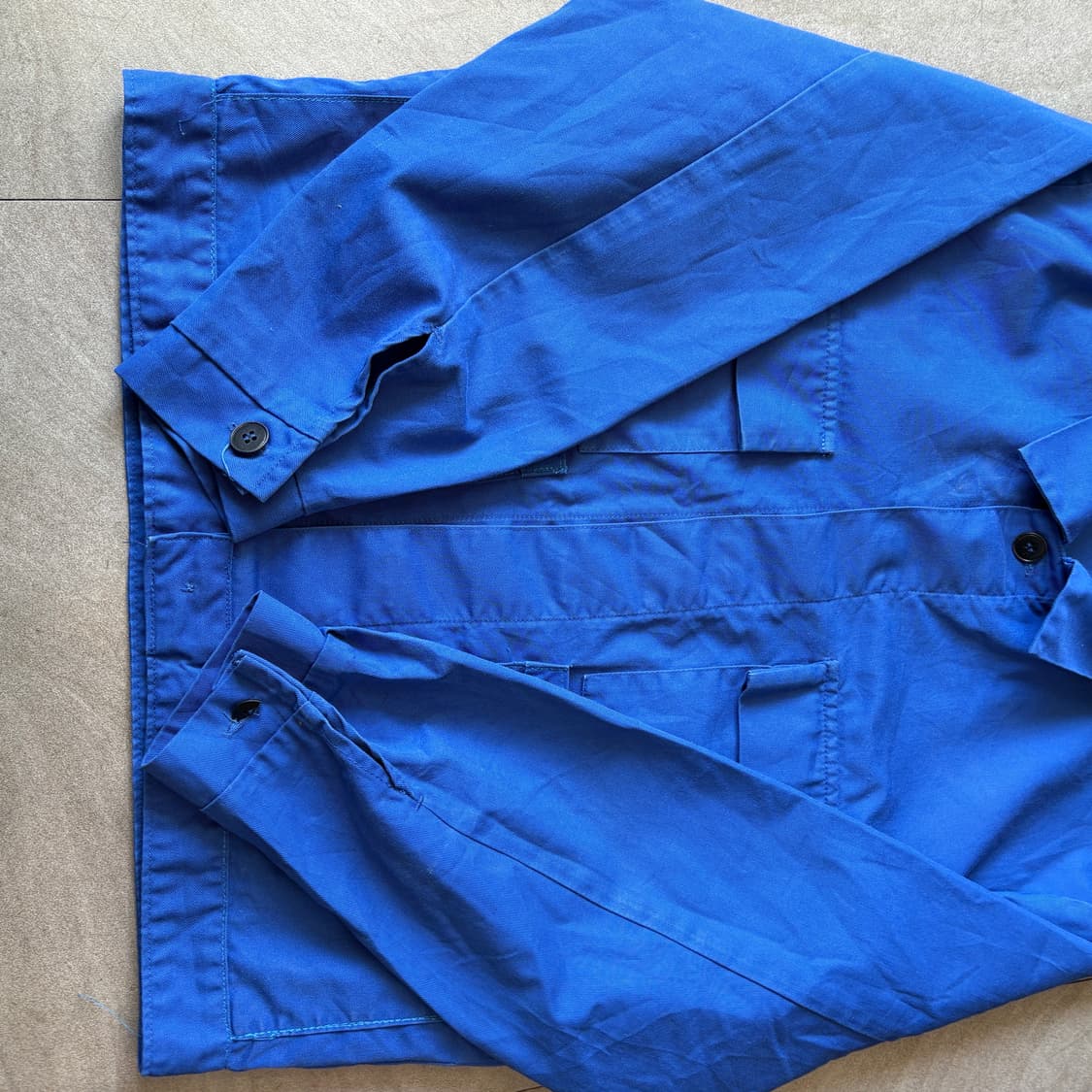 90년대 빈티지 프랑스 생산 프렌치 워크 트윌코튼 자켓 상품이미지8