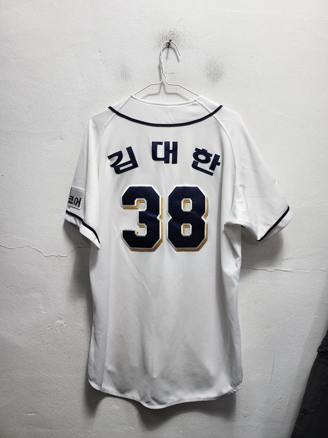 두산베어스 어센틱 유니폼 110size 홈 상품이미지2