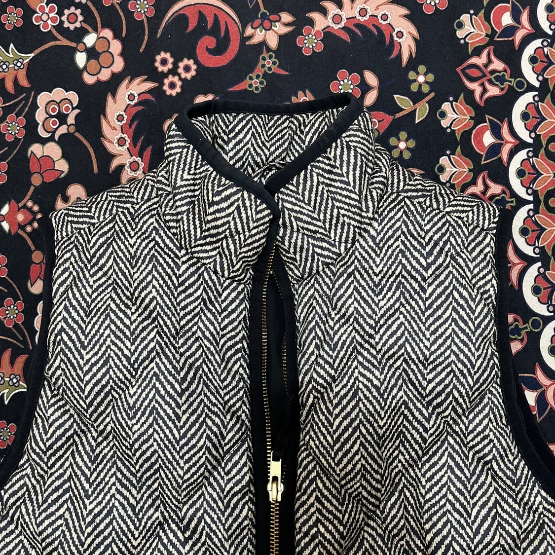 제이크루 여성 헤링본 퀼팅 패딩 베스트 XS/85 상품이미지2