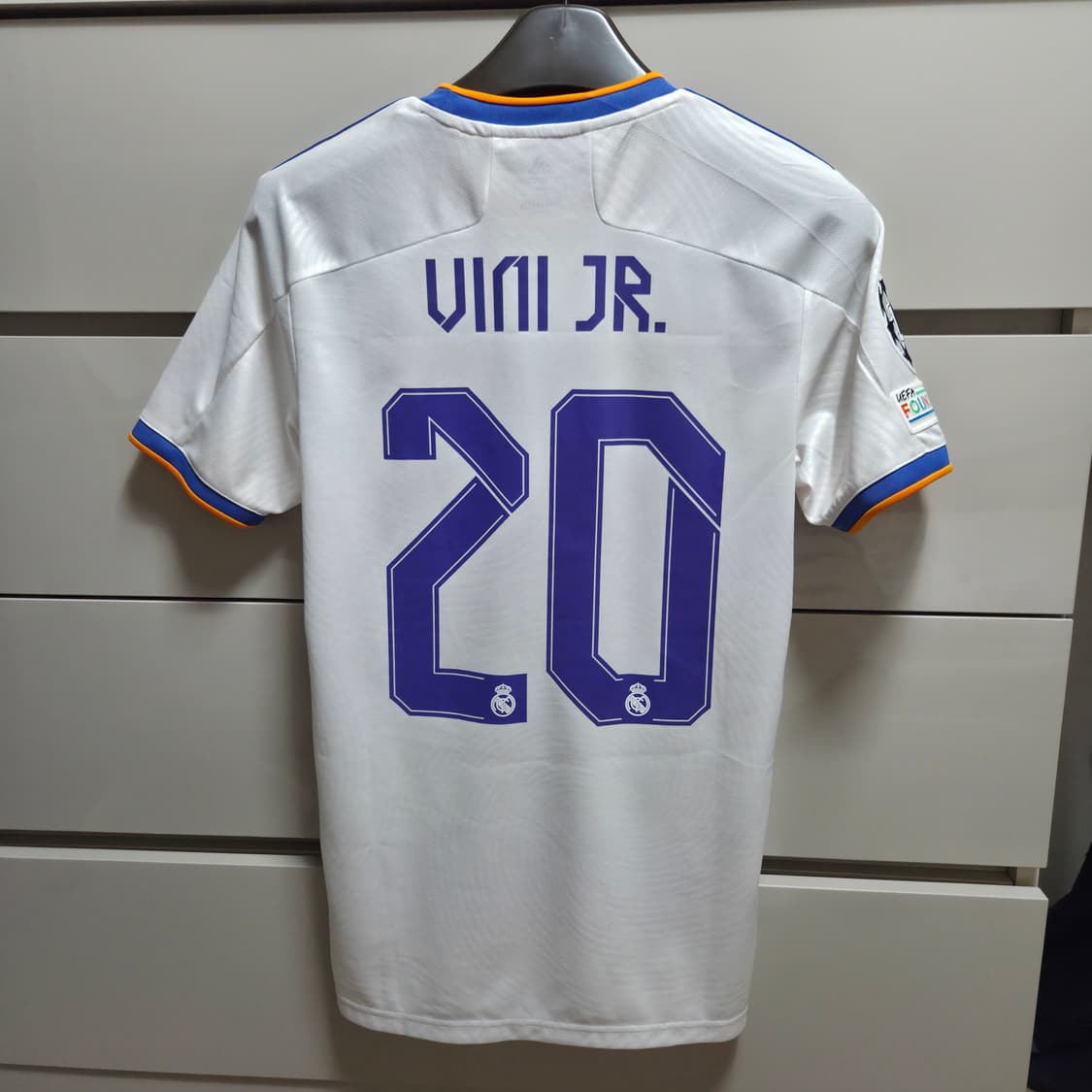 상태S 21/22 레알마드리드 홈 비니시우스 주니어 챔스버전 판매!! 상품이미지2