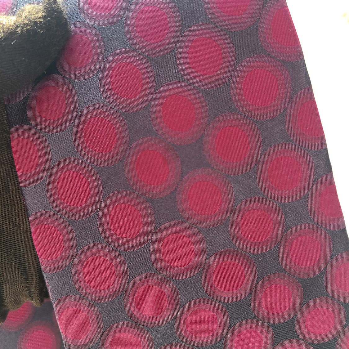 밀라숀 실크 퍼플 도트 패턴 넥타이 9.4cm A등급 E704 상품이미지9