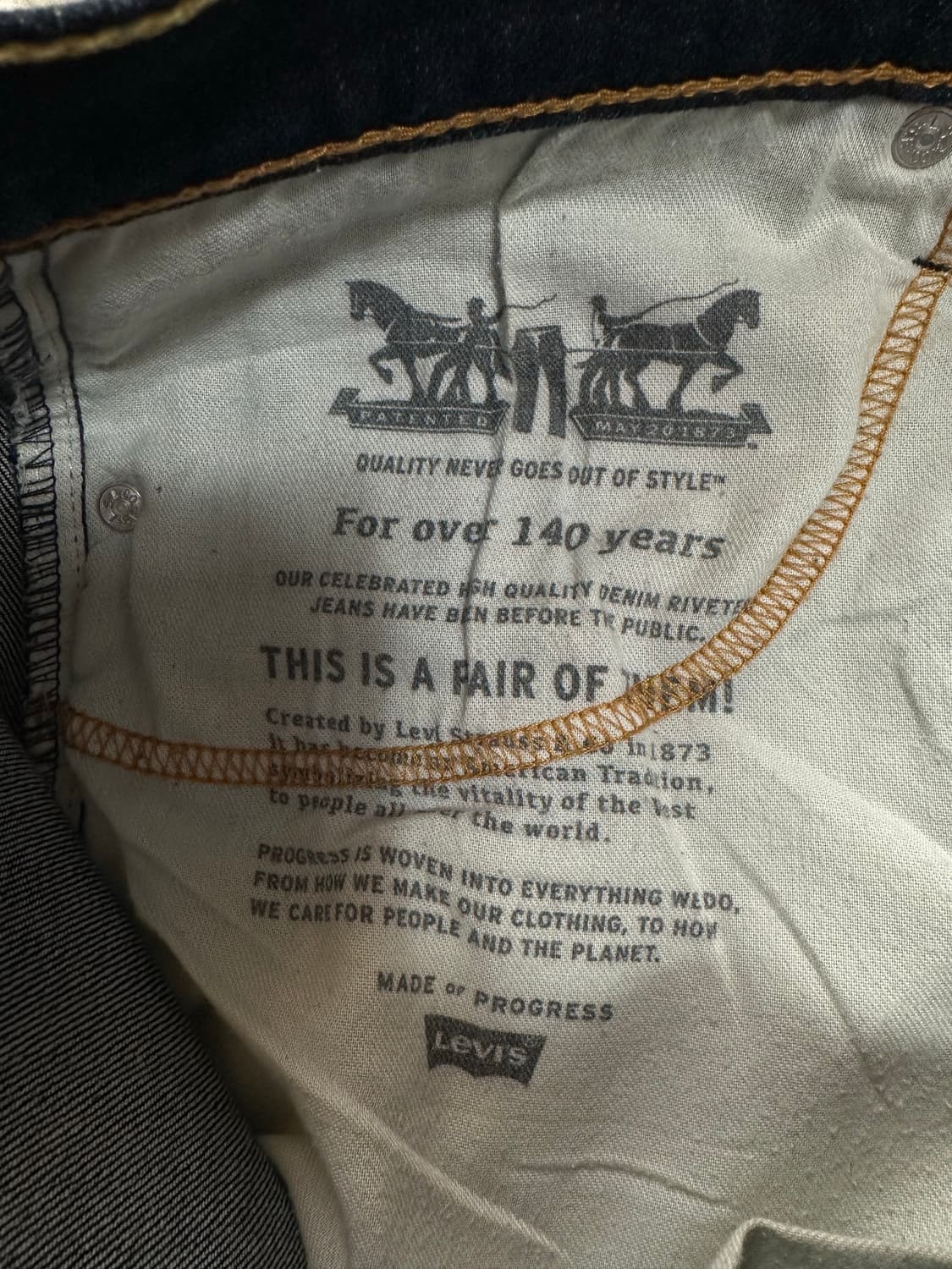 리바이스 512 슬림핏 청바지 W31 L32 상품이미지6