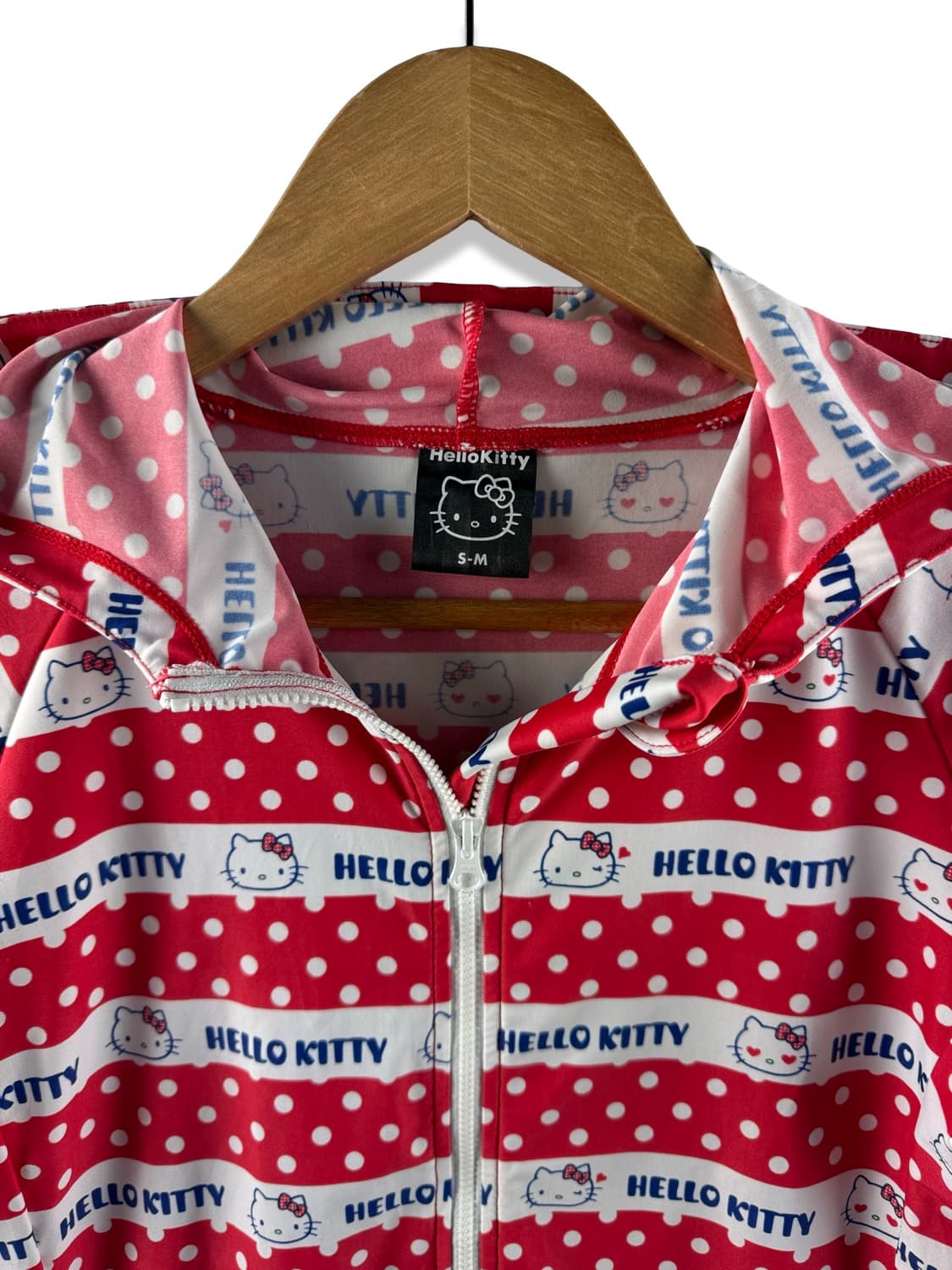 헬로키티 레드 도트 스위밍 집업2190 상품이미지4