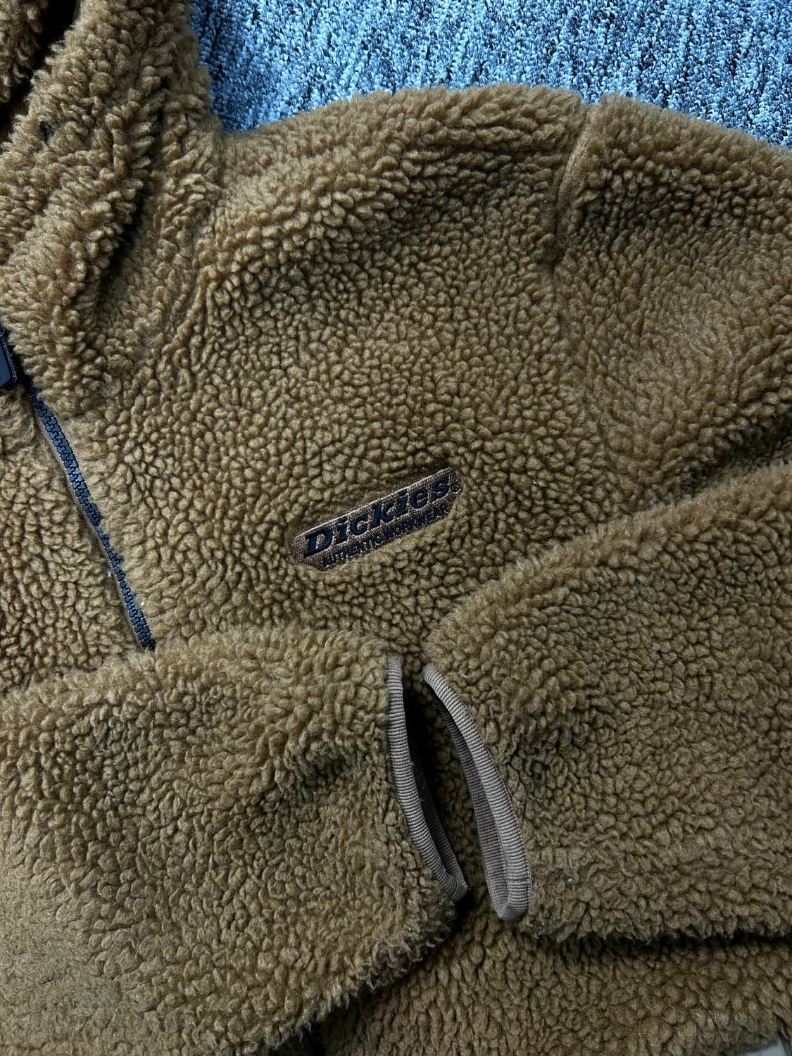 디키즈 브라운 뽀글이 플리스 자켓 XL 상품이미지6