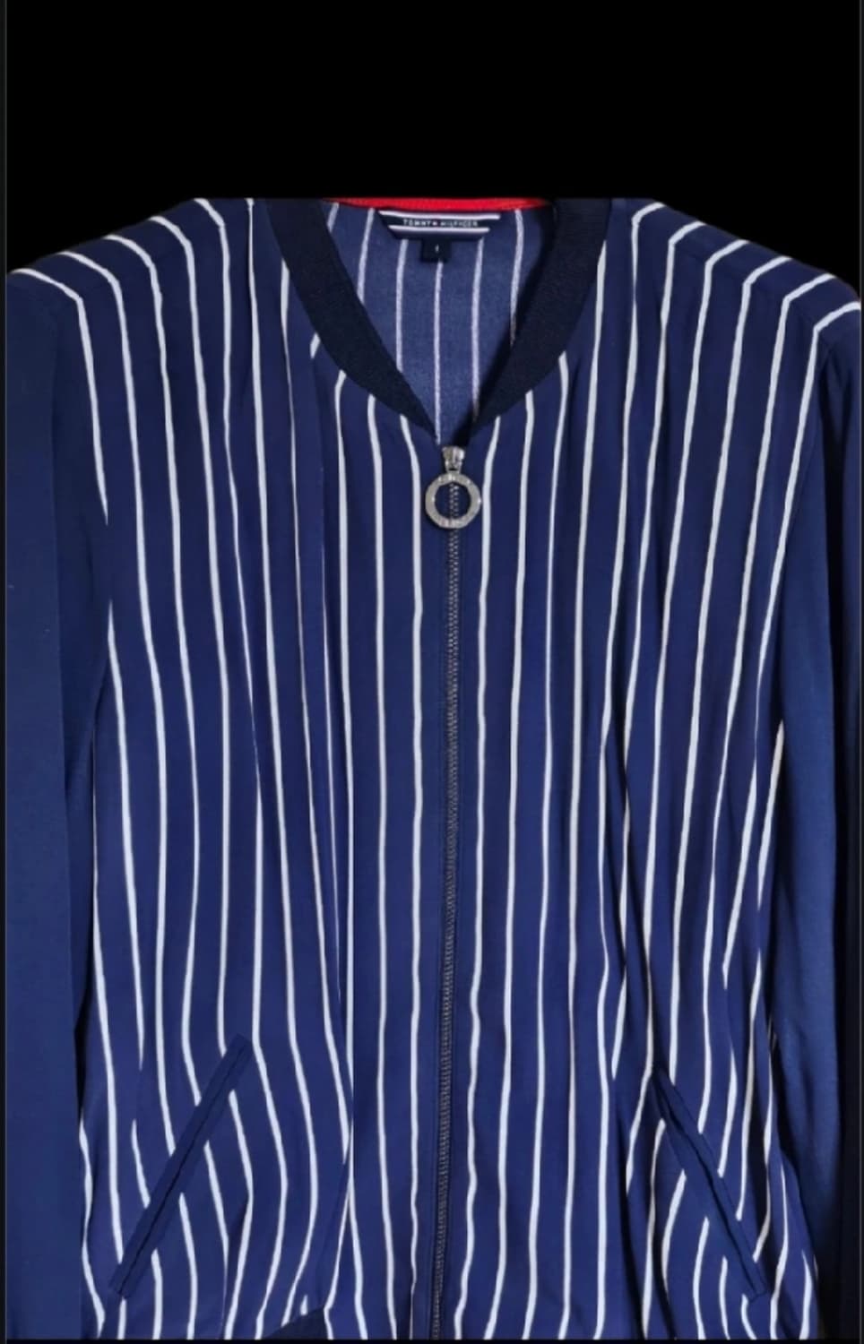 타미힐피거 스트라이프 봄버 자켓 55~66 / 거의새상품 / 간절기 상품이미지8