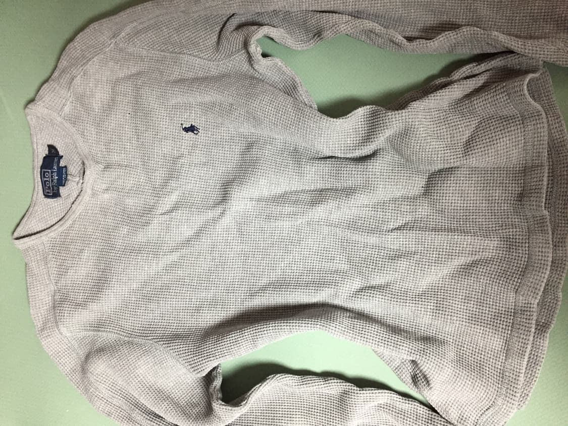 폴로 와플 롱슬리브 상품이미지1