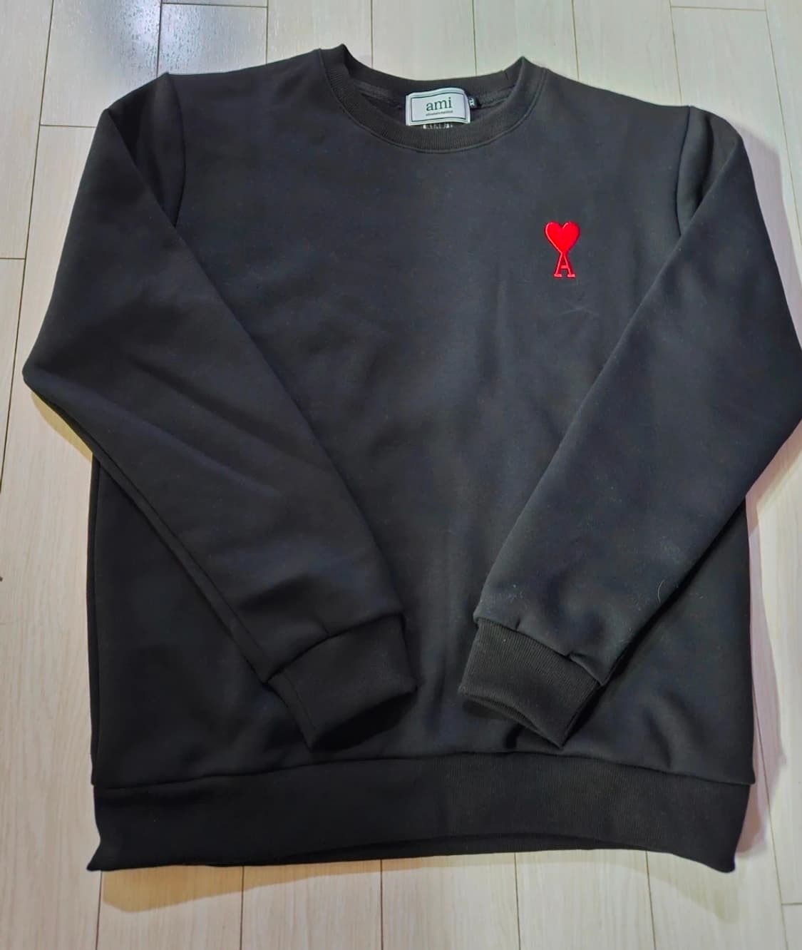 메종키츠네 /아미 기모 맨투맨 상품이미지2