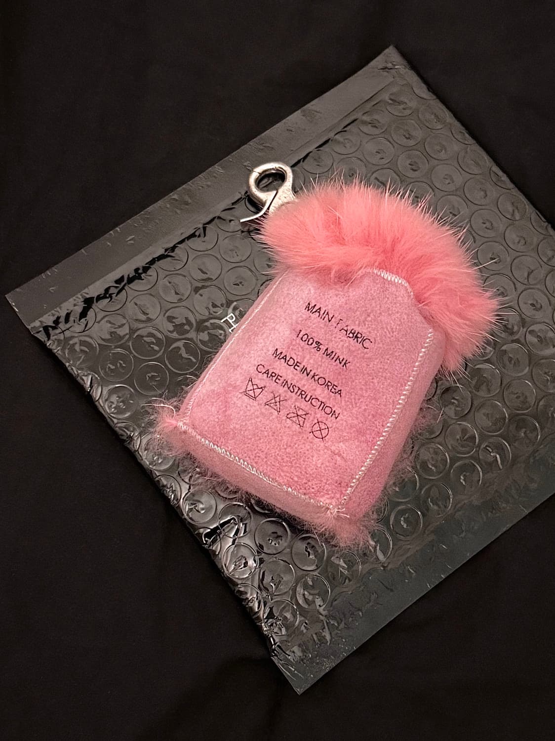 피마원 밍크 퍼 담배 케이스 핑크 상품이미지3