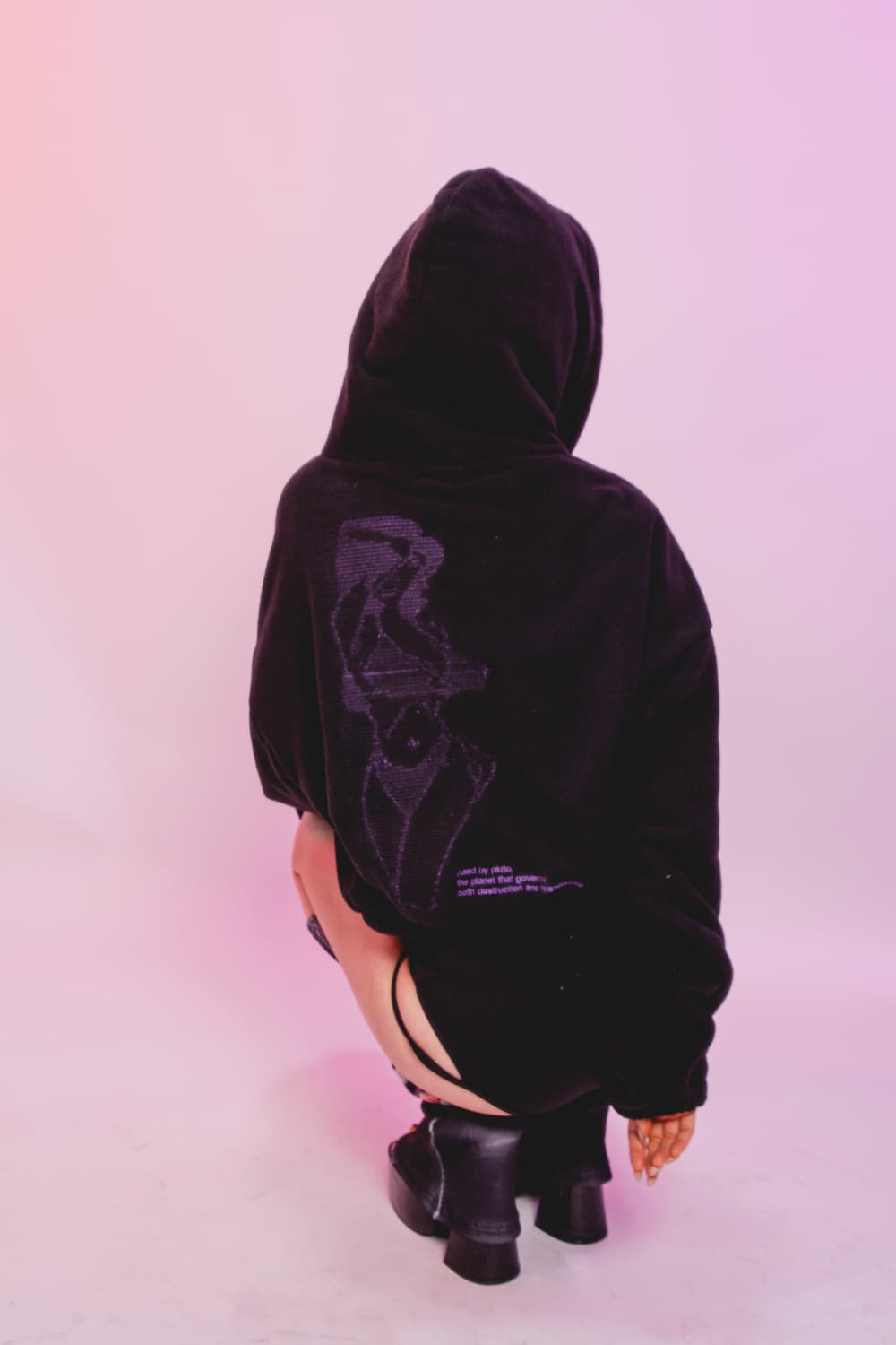 Evil fleece zip-up 상품이미지1