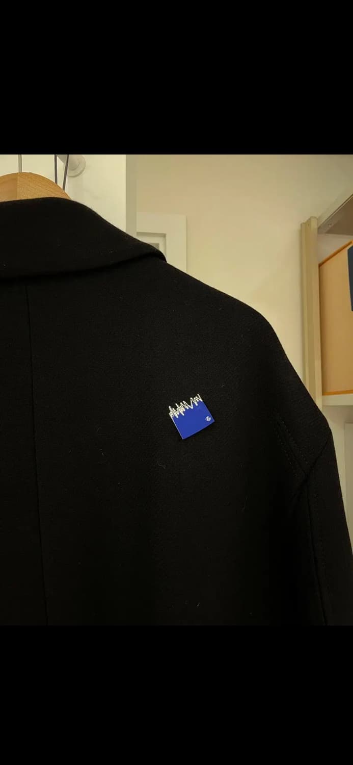 자라 x 아더에러 울 블렌드 오버사이즈 코트 블랙 상품이미지3