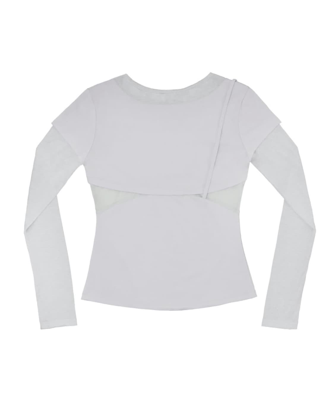 Layered Shoulder Strap Long Sleeve 상품이미지2
