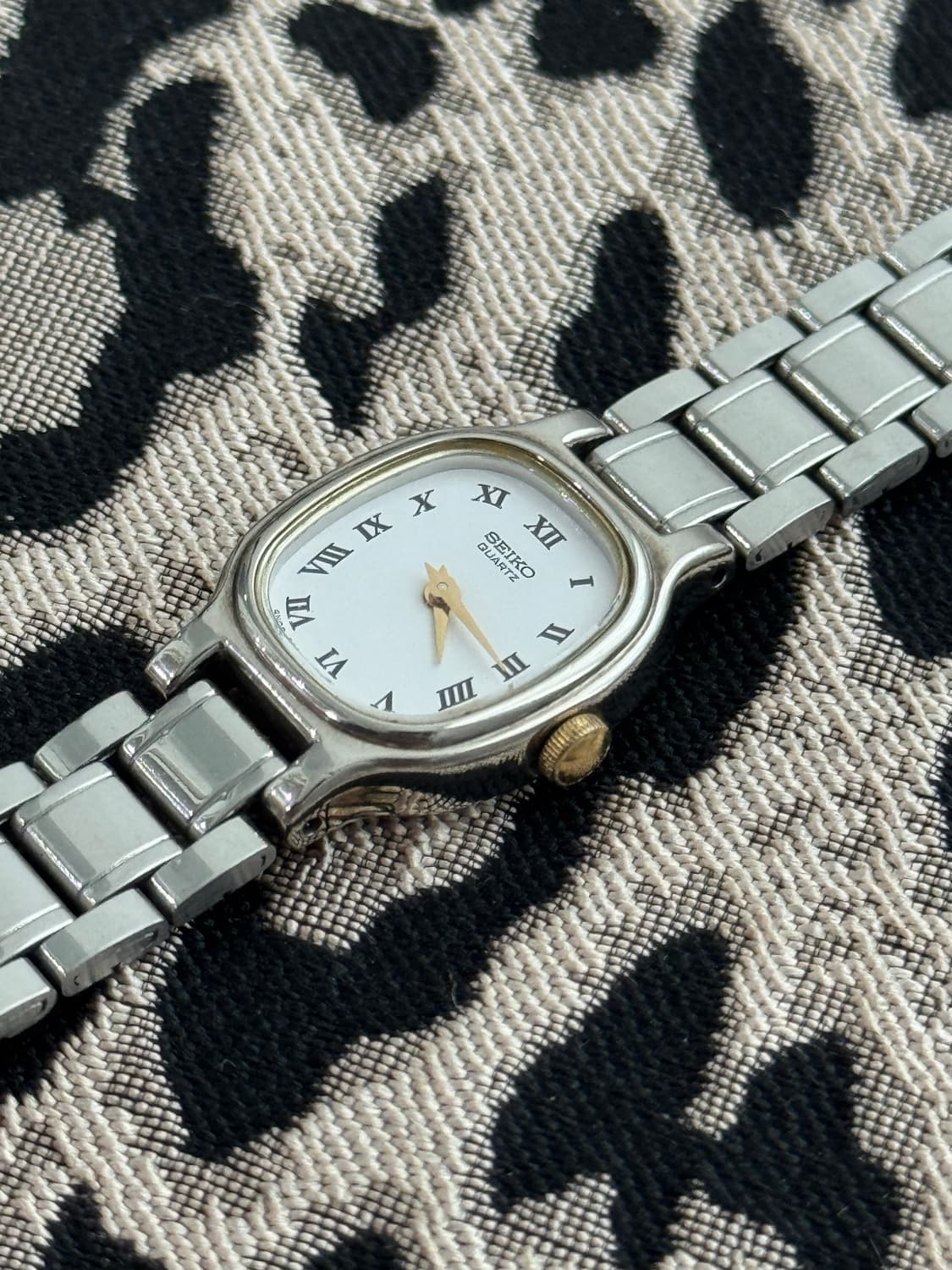 90s 빈티지 세이코 로마인덱스 쿼츠 상품이미지2