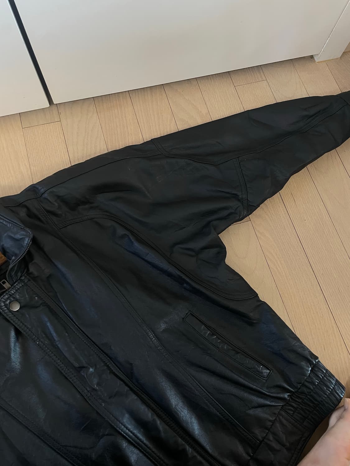 Mustang Italy Deer Leather Bomber Jacket 상품이미지3