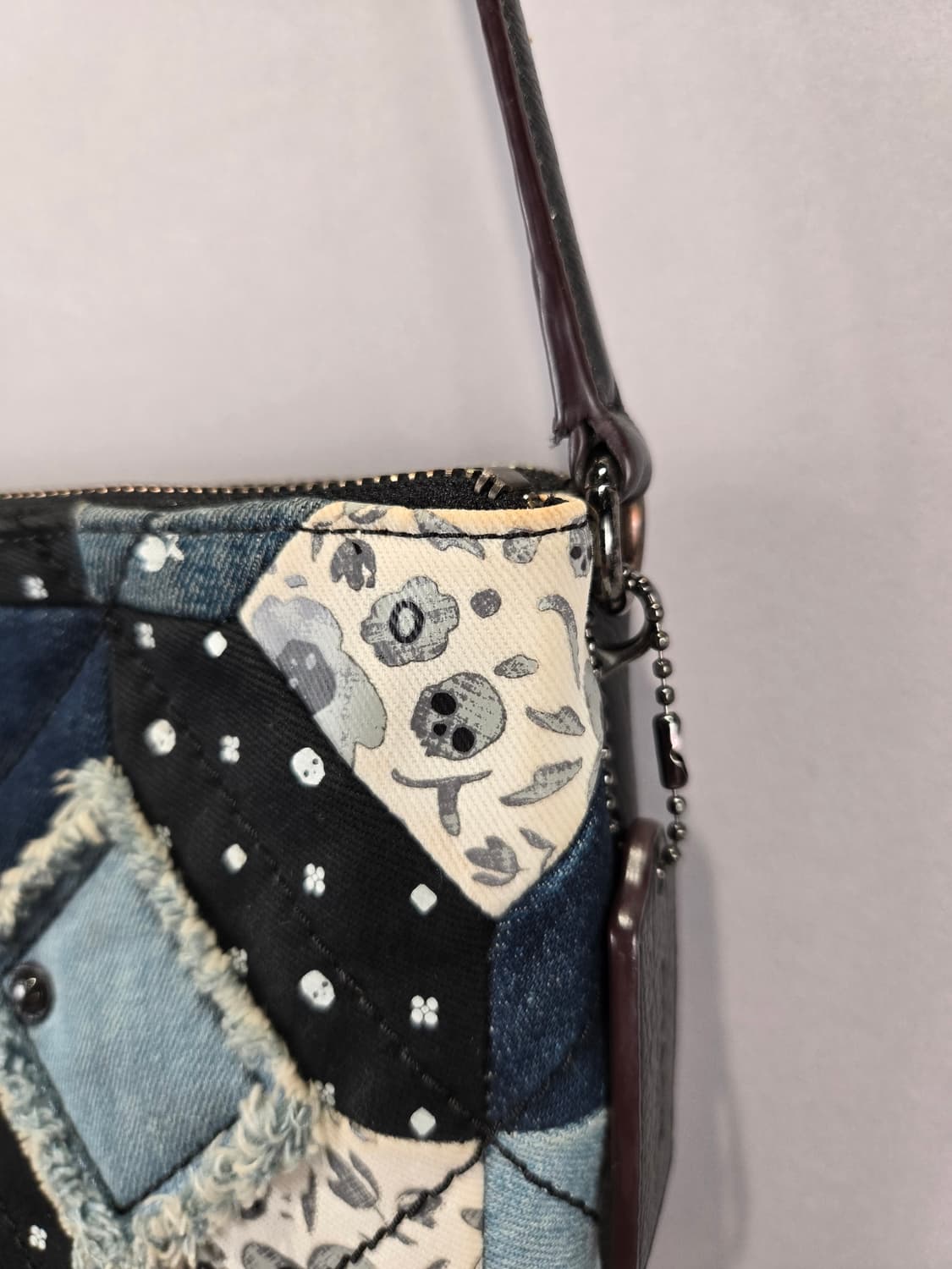 COACH 코치 데님 패치워크 투웨이 크로스백 가방 정품 상품이미지5