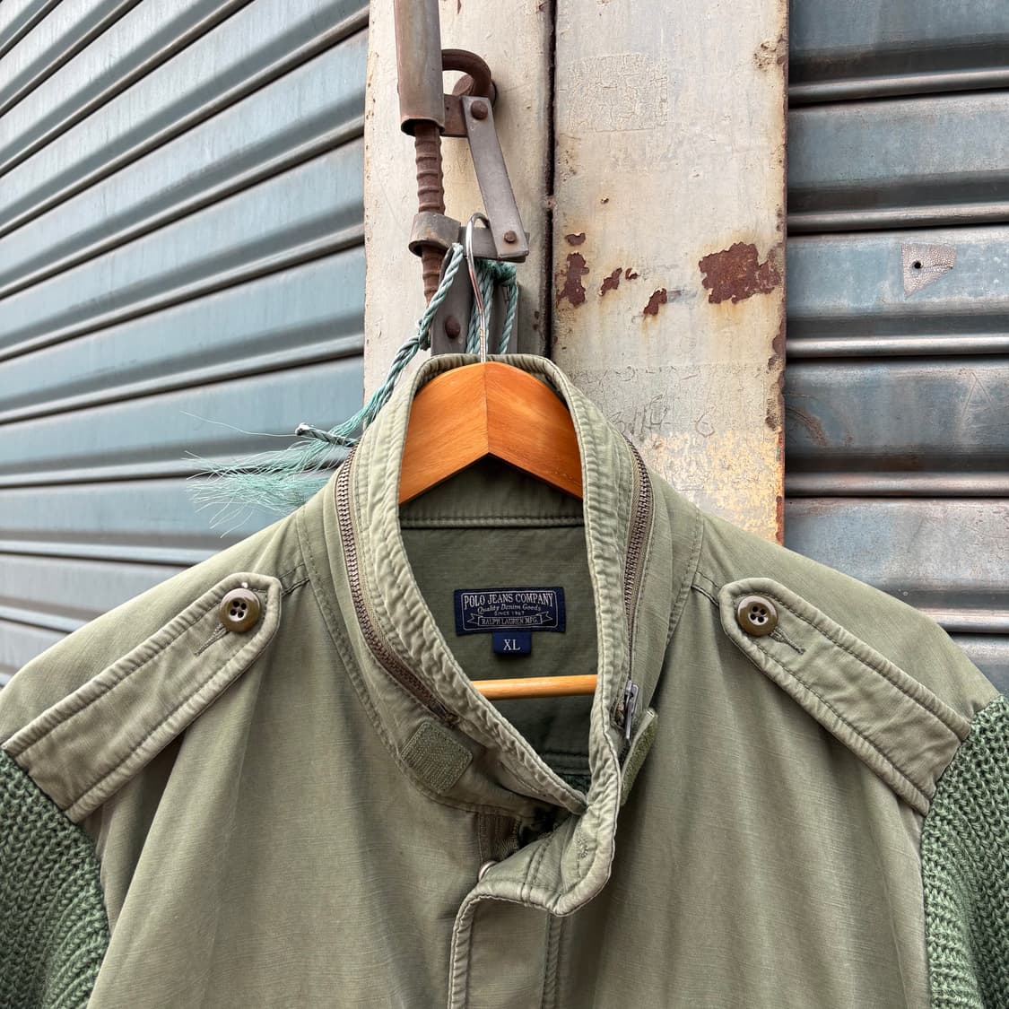 폴로 진스 니트 & 코튼 믹스 M65 필드자켓 상품이미지5