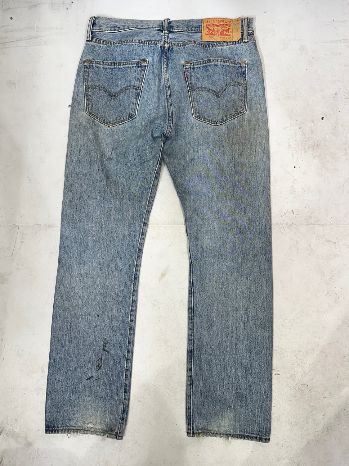리바이스 501 연청 데님 팬츠 청바지 32 상품이미지5