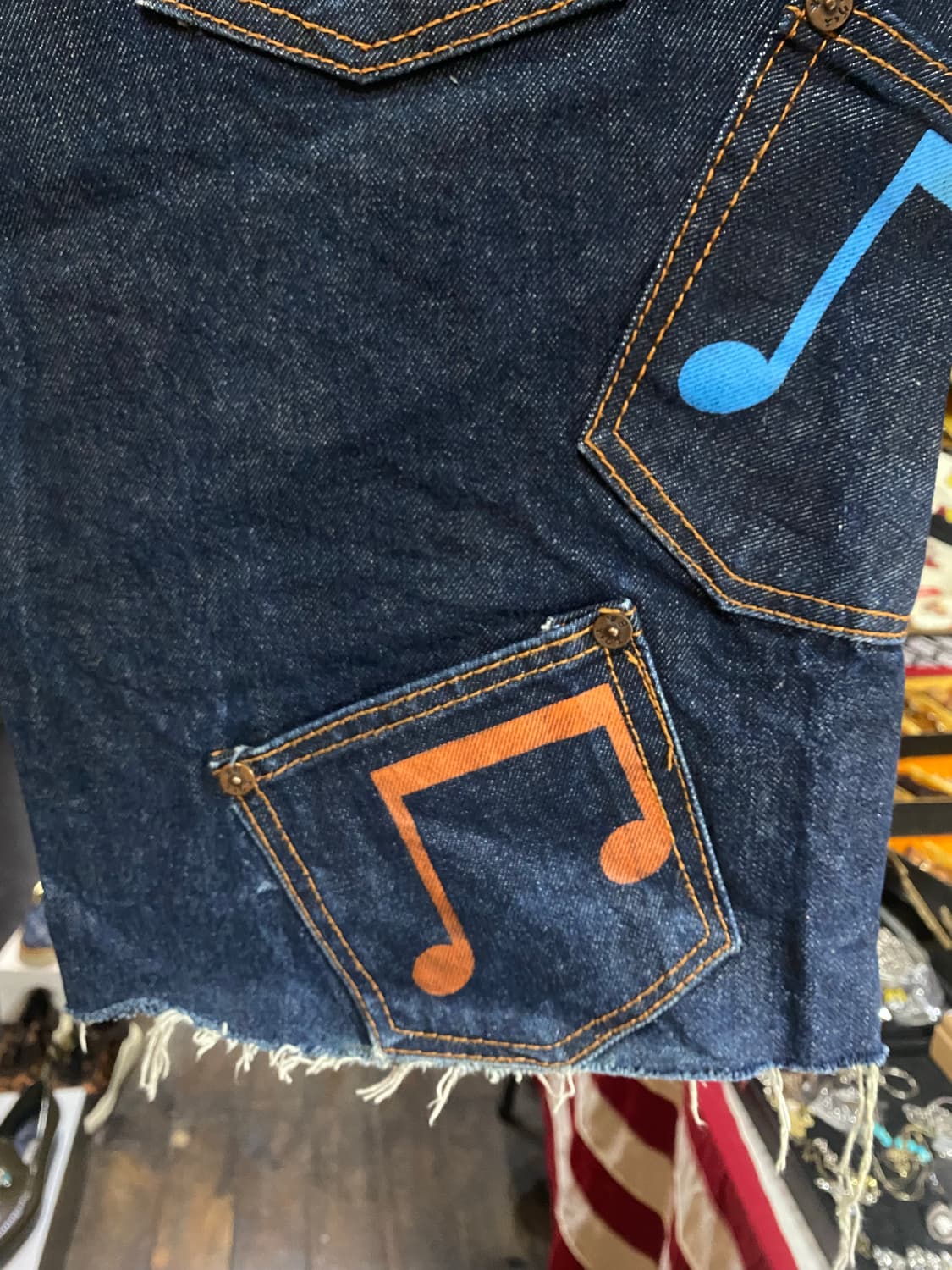 EVISU 에비수 컬티포켓 멜로디 팬츠 38 상품이미지4