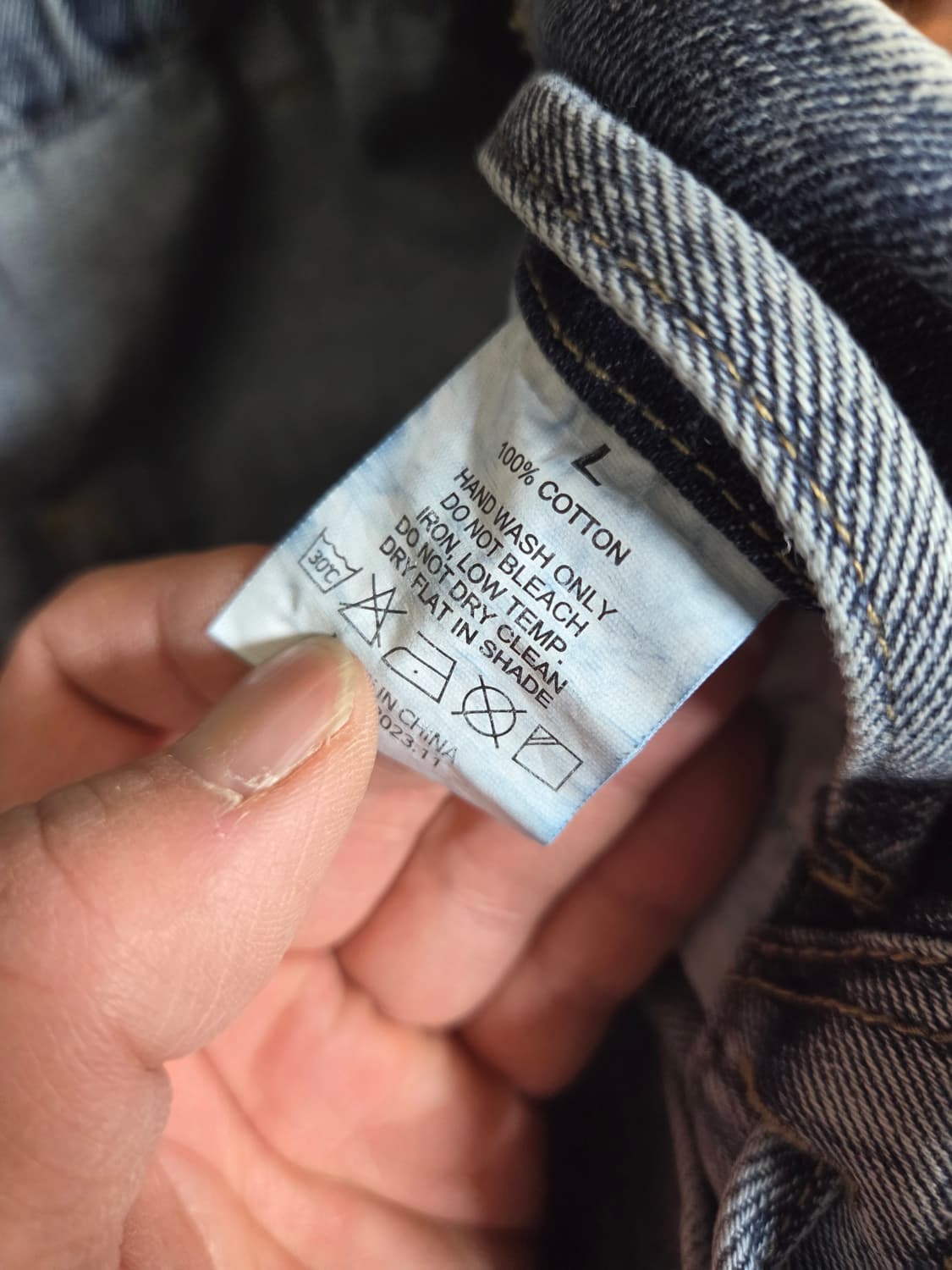 빅유니온 파라슈트 카고 와이드 데님팬츠 L 대략 32~ 상품이미지5