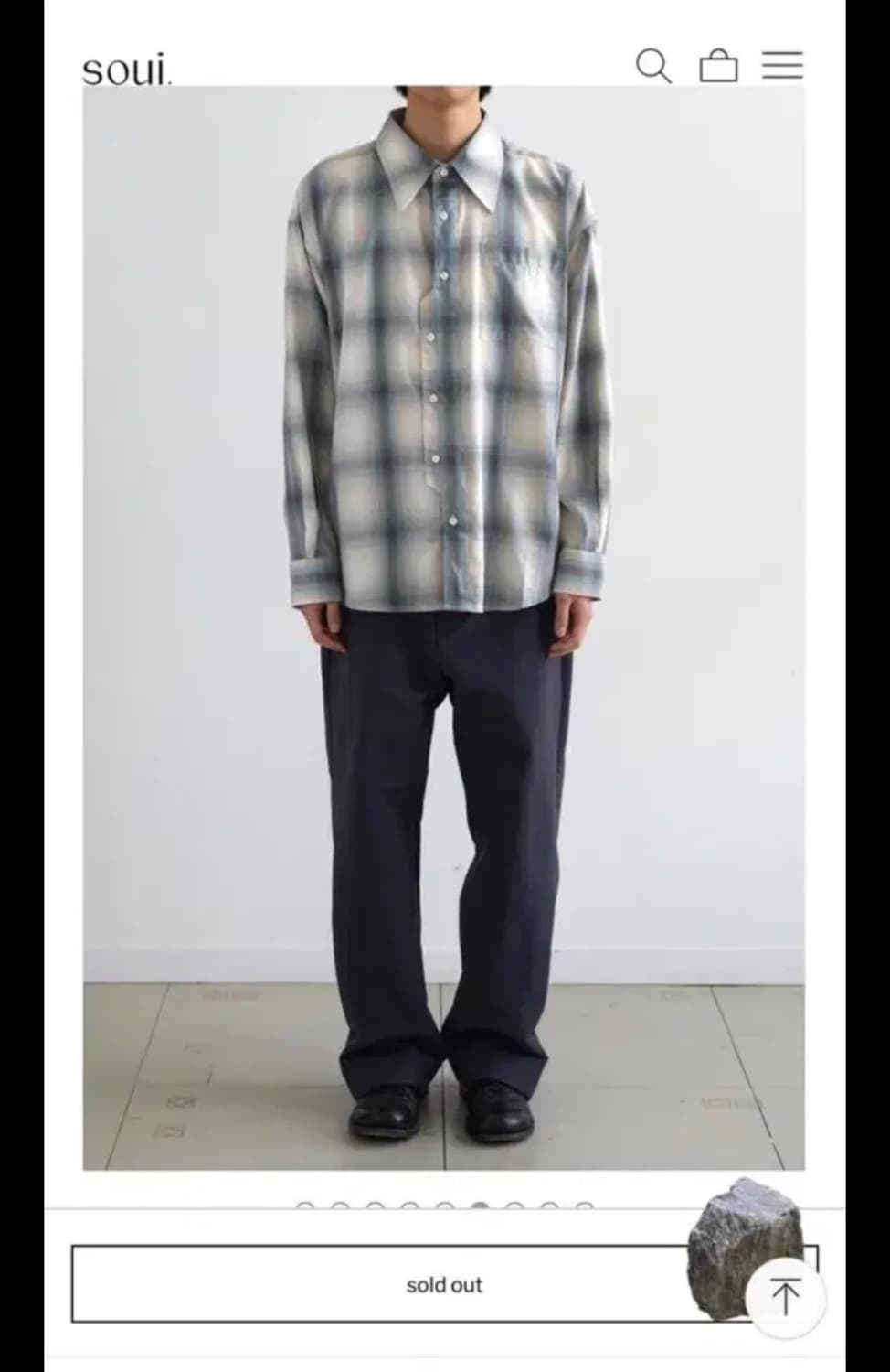 헤칭룸 Archive 스카이블루 옴브레 셔츠-3size 상품이미지2