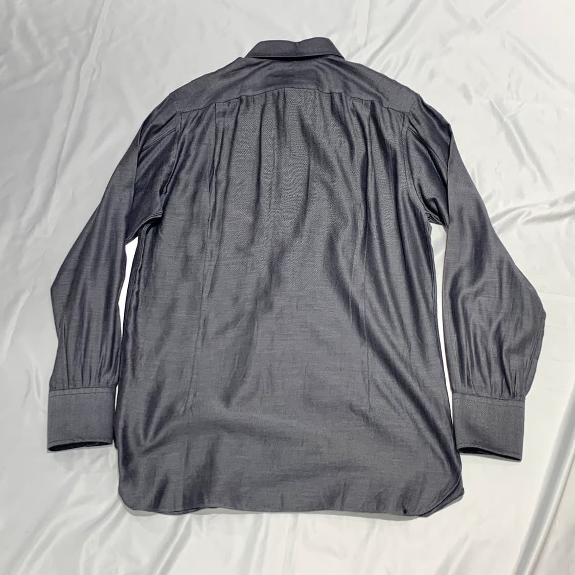 Gucci Charcoal Herringbone Shirt 구찌 해링본 상품이미지8