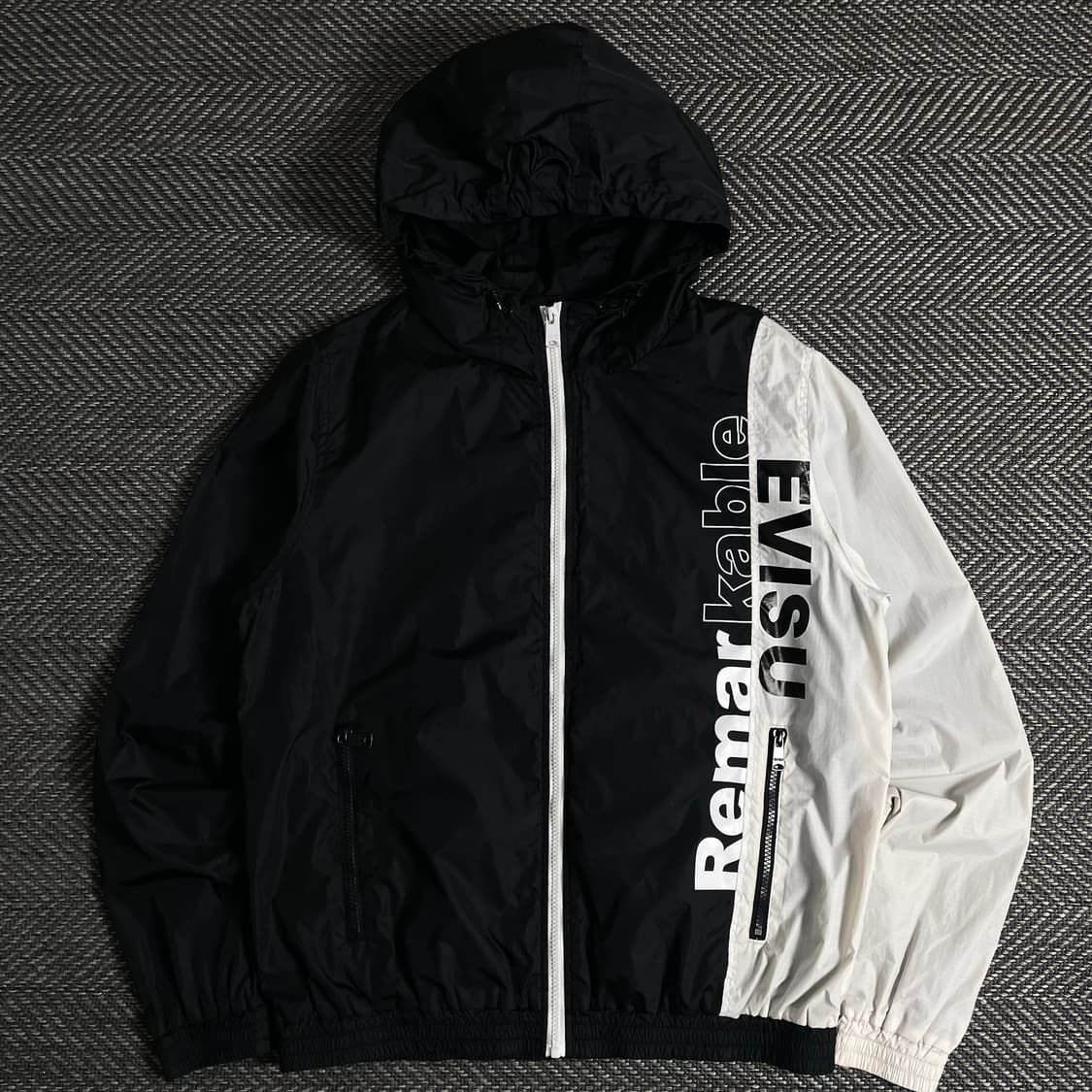 에비수 빅로고 배색 경량 바람막이 자켓y 3339 상품이미지2