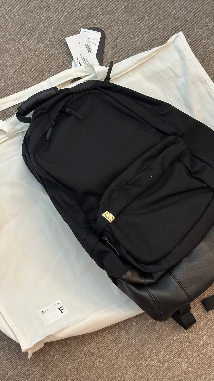 26ss 비즈빔 코듀라 22L 백팩 상품이미지3