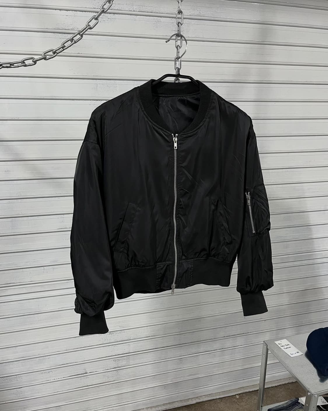 vtg 2way zip ma-1 bomber jacket 상품이미지2