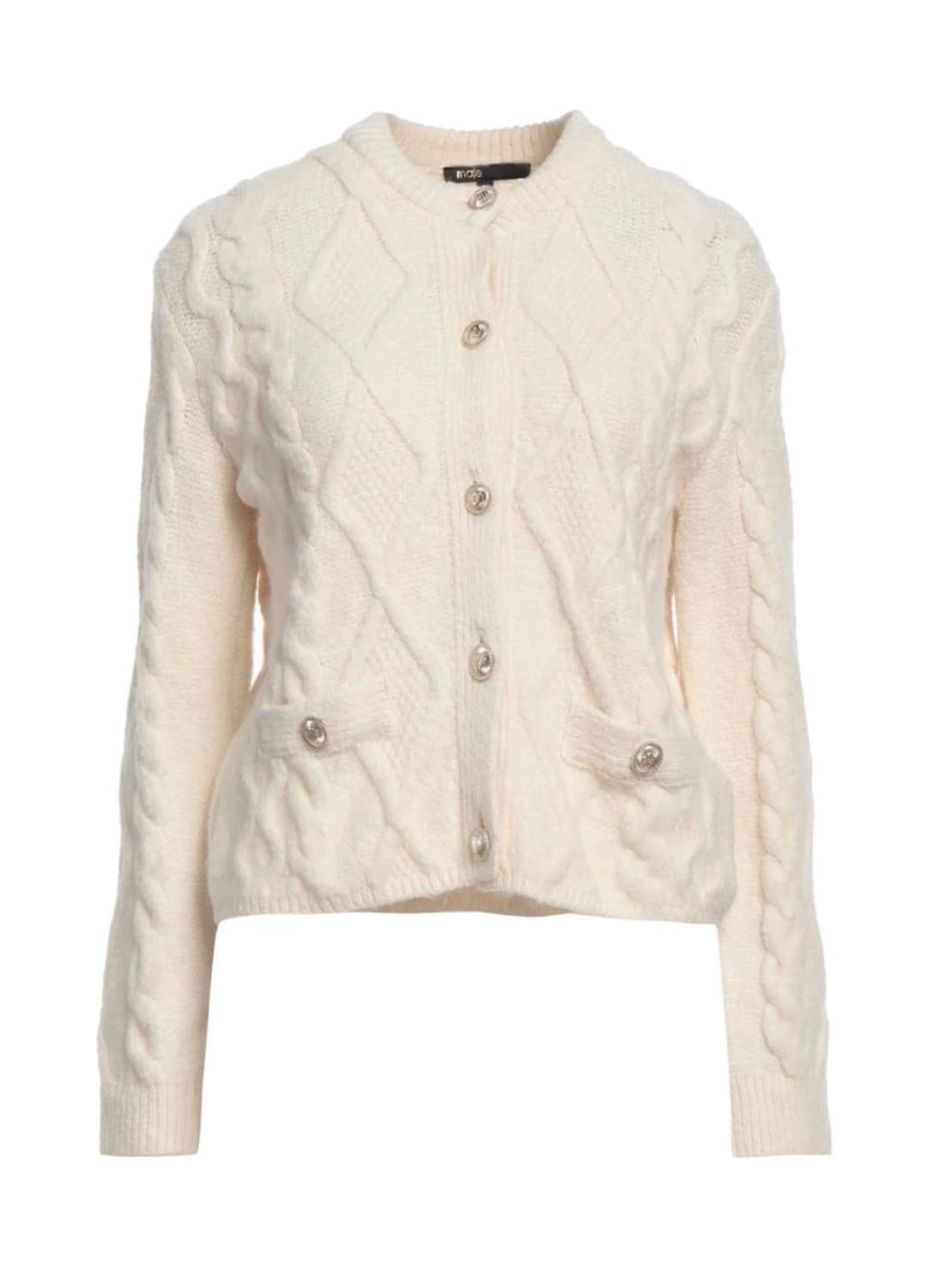 마쥬 금장 로고 버튼 가디건 상품이미지1