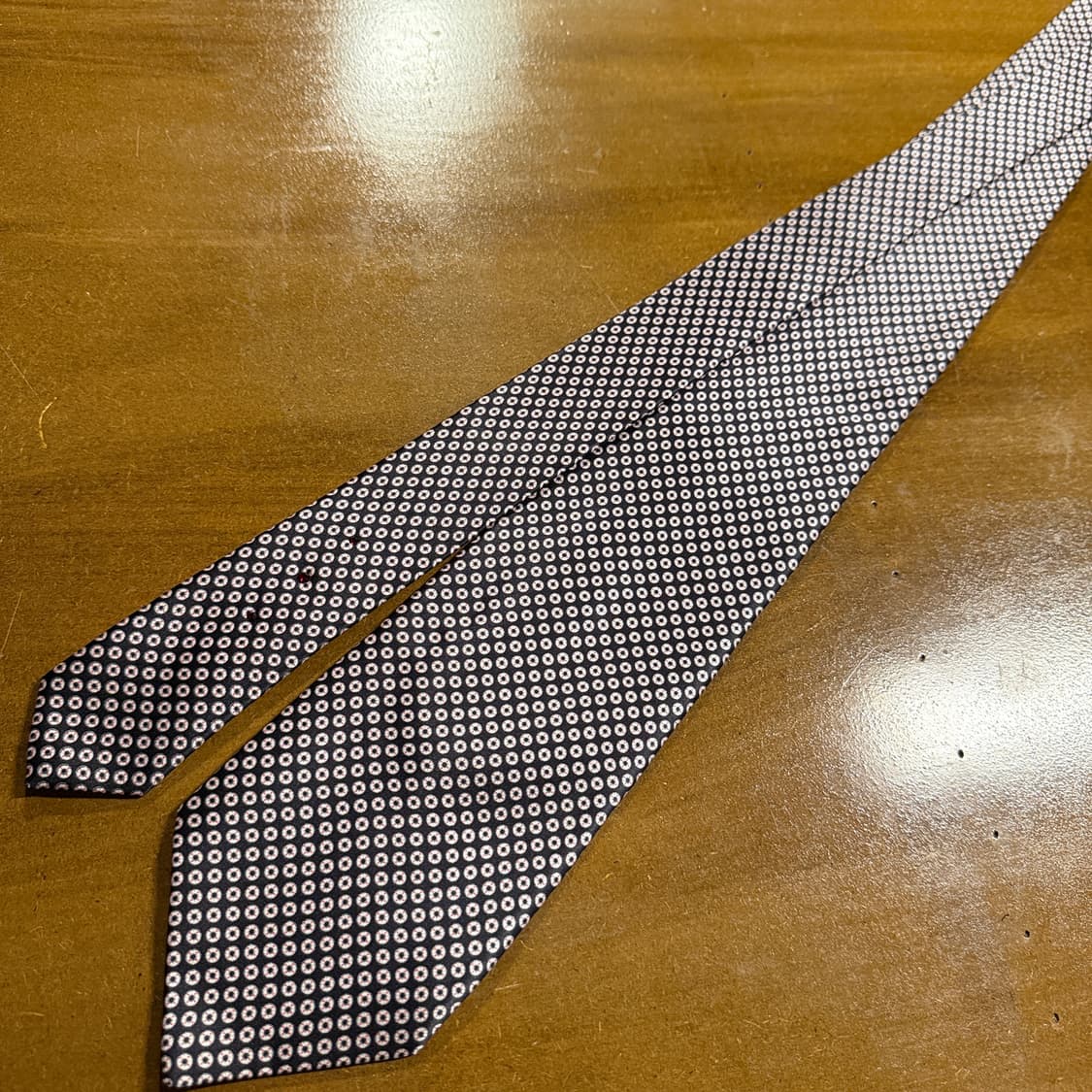 스테파노리치 STEFANO RICCI 실크 패턴 넥타이 블랙 9.2cm 상품이미지3