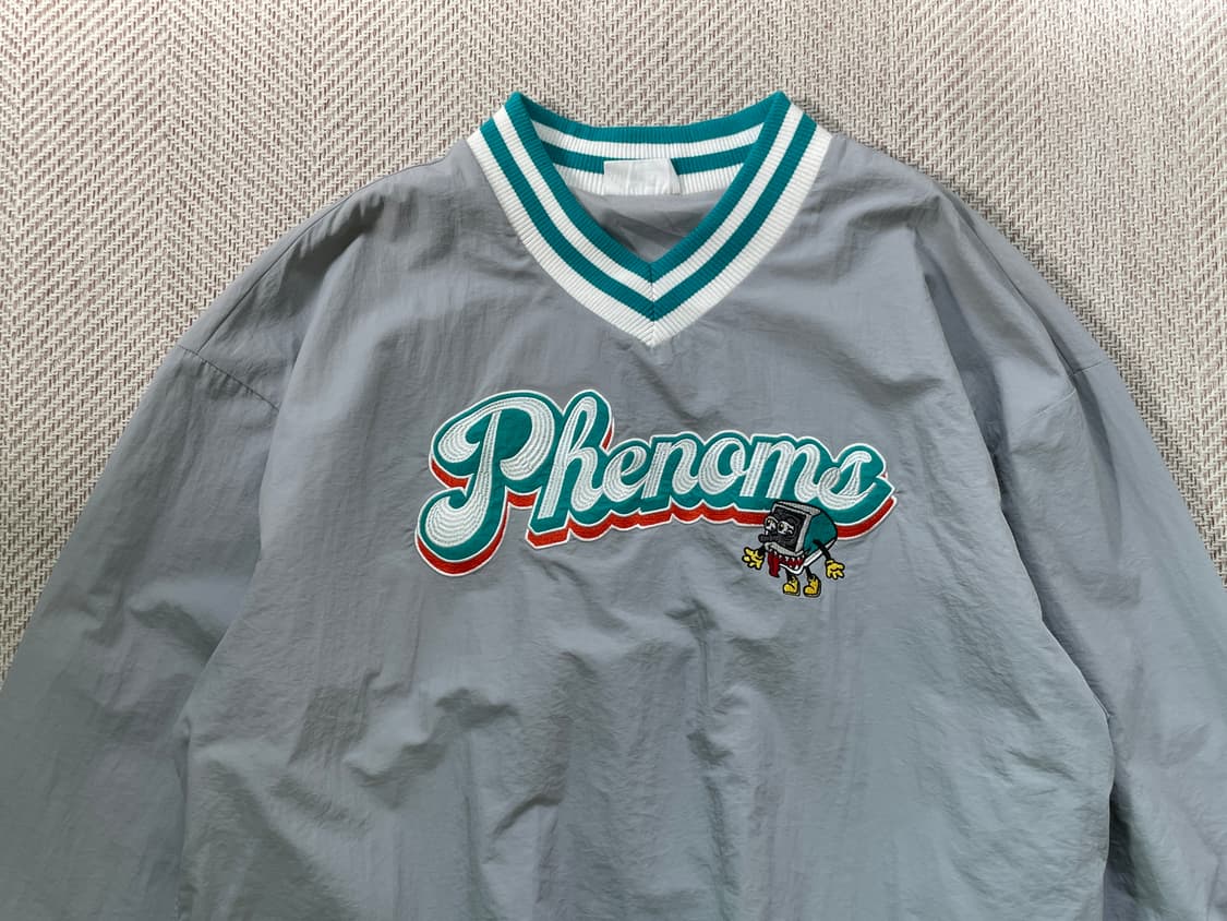 빈티지 phenoms 나일론 그레이 풀오버 윈드브레이커  상품이미지3