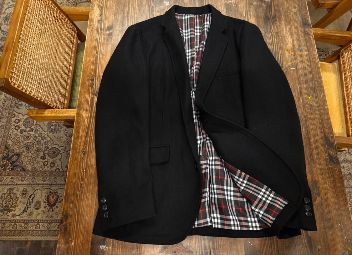 버버리 블랙라벨 플란넬자켓 상품이미지7