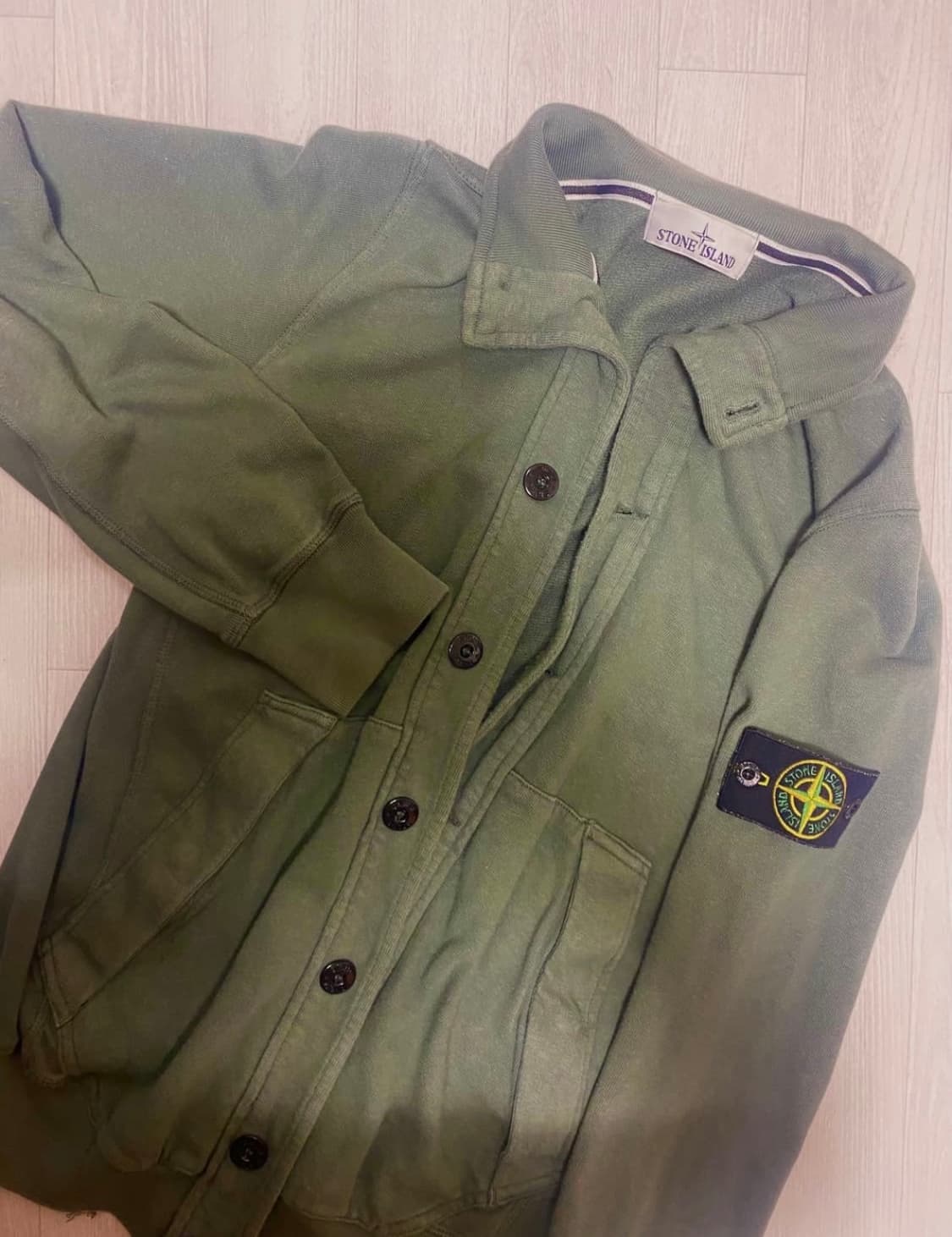 스톤아일랜드 코튼 니트 가디건 자켓 상품이미지2