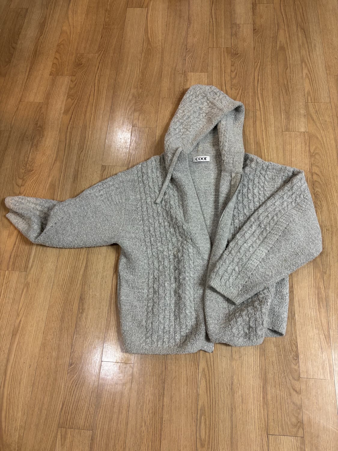 Coor Lingusa Cable Hooded Zip-Up 상품이미지3