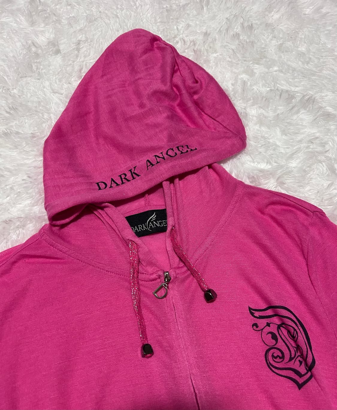 pink gal hood zip-up   상품이미지4