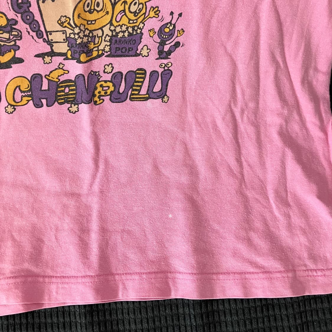 히스테릭풍 빈티지 티셔츠 pink 상품이미지4
