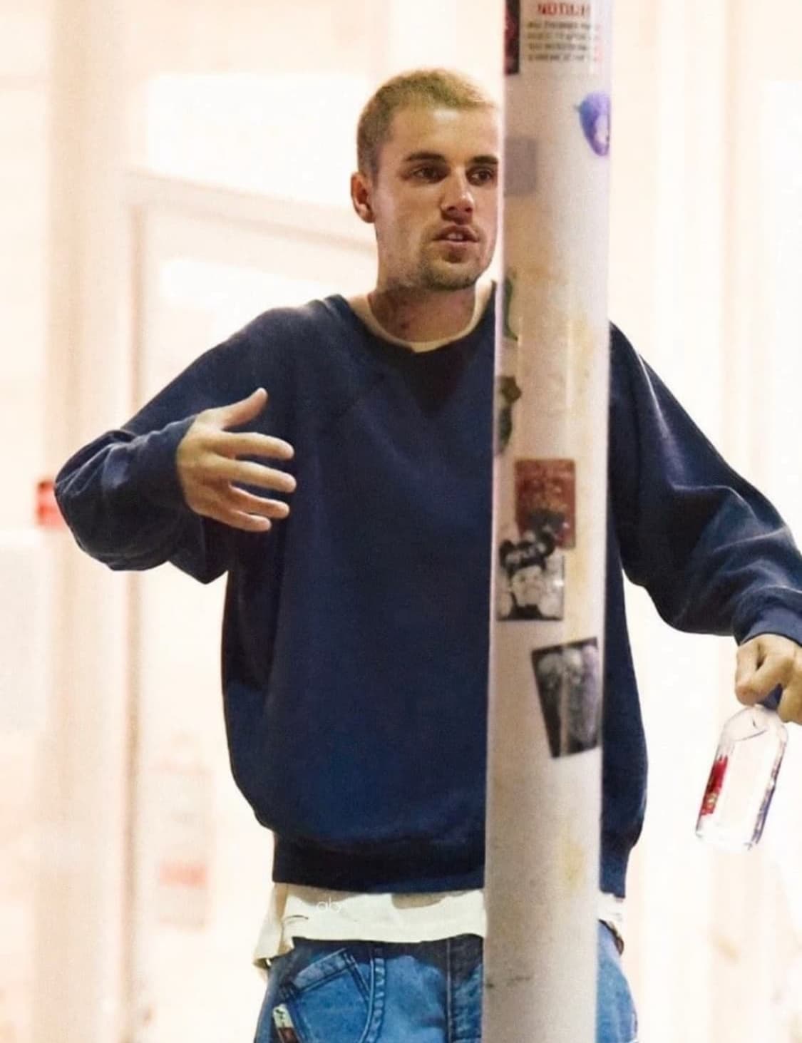 90s 러셀 스웻셔츠 네이비 usa 상품이미지2