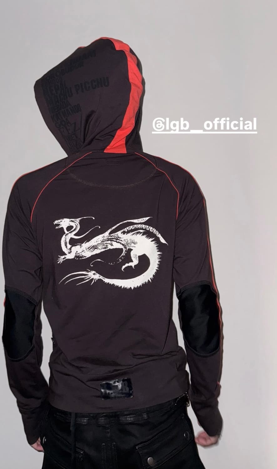 L.G.B Dragon Zip Up Hoodie 상품이미지1