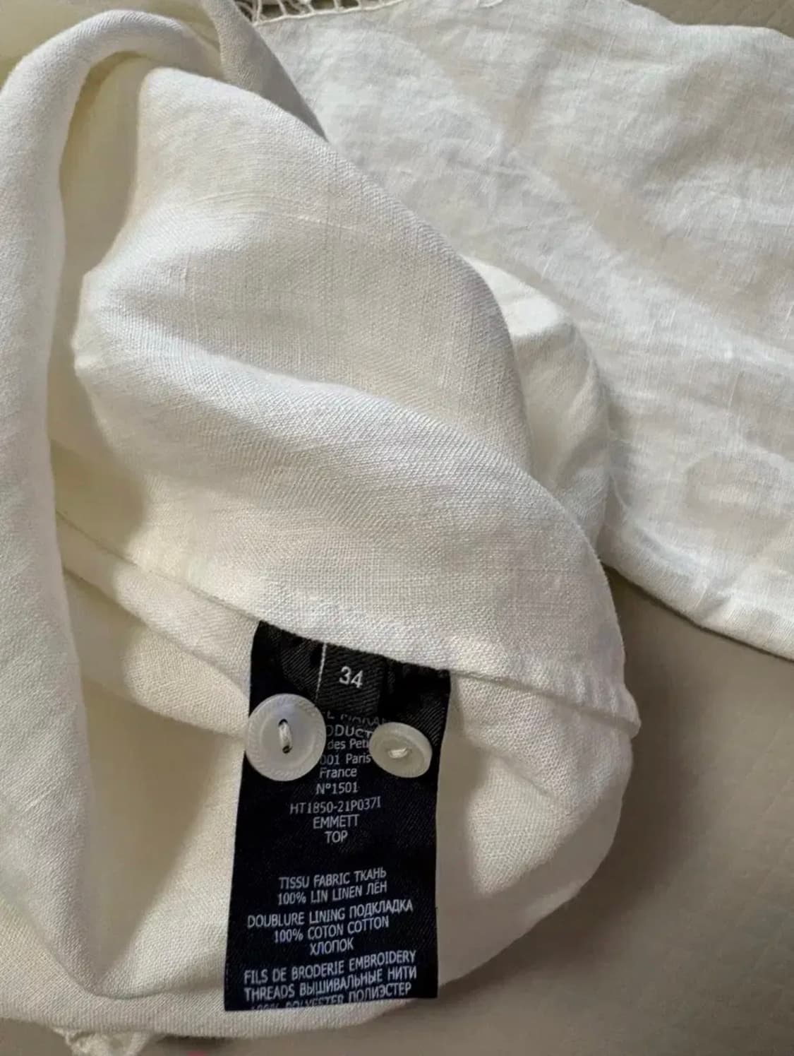 이자벨마랑린넨블라우스 상품이미지9