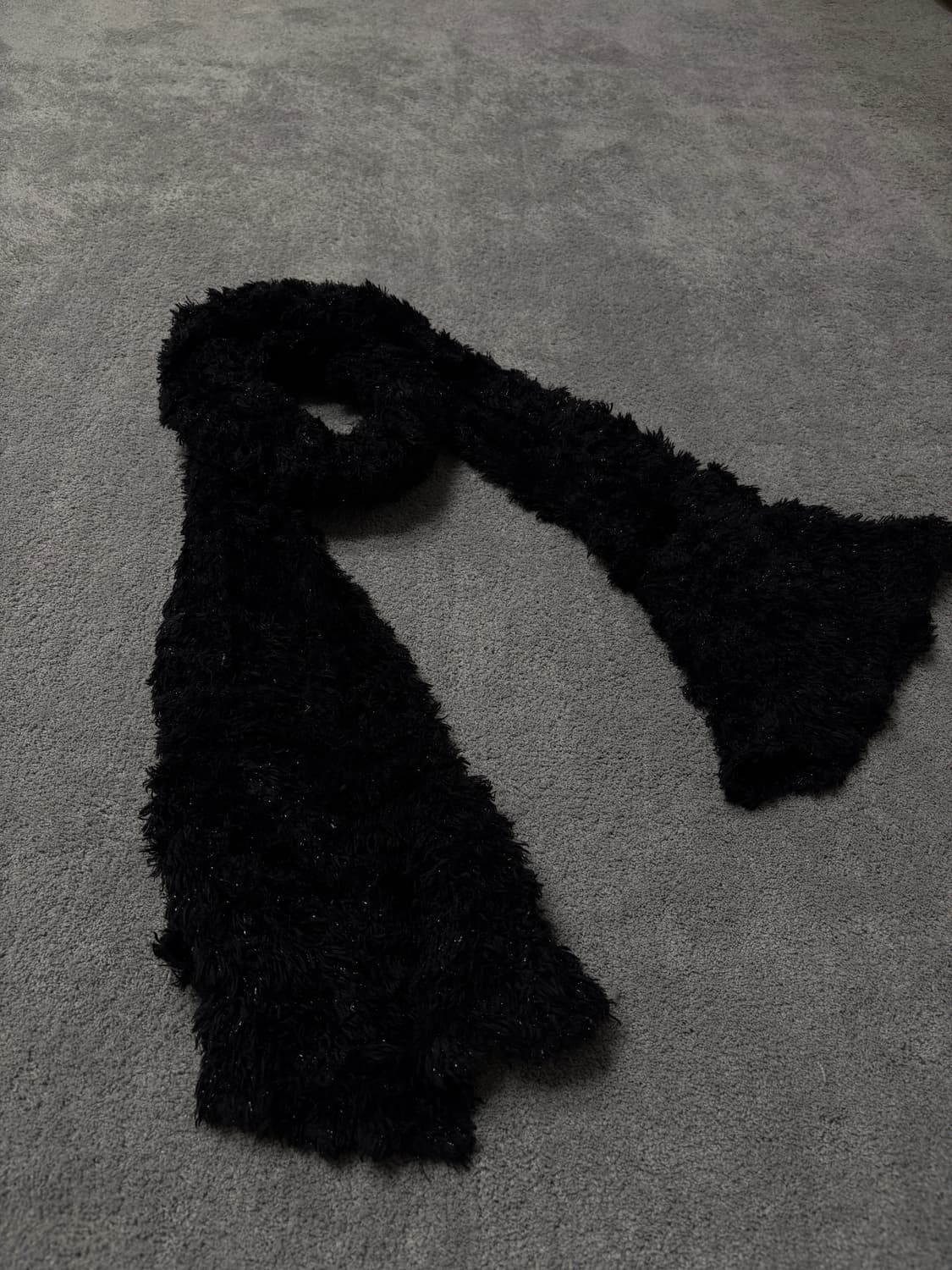 Vintage v-kei punk mood fur muffler 상품이미지1