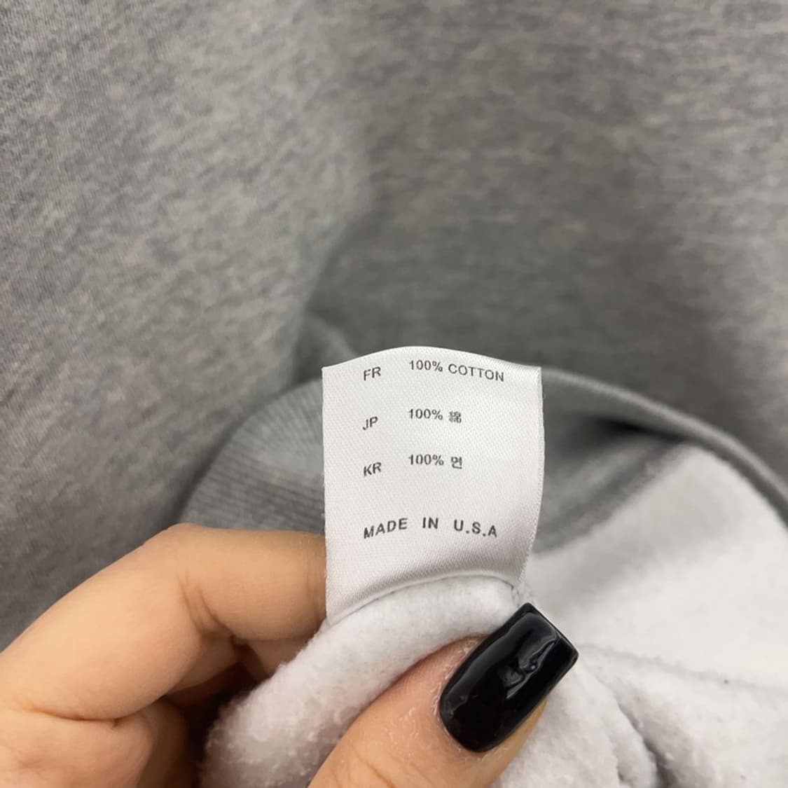 칼하트 폭닥 오버핏 빅로고 약기모 맨투맨 XL C07366 상품이미지6