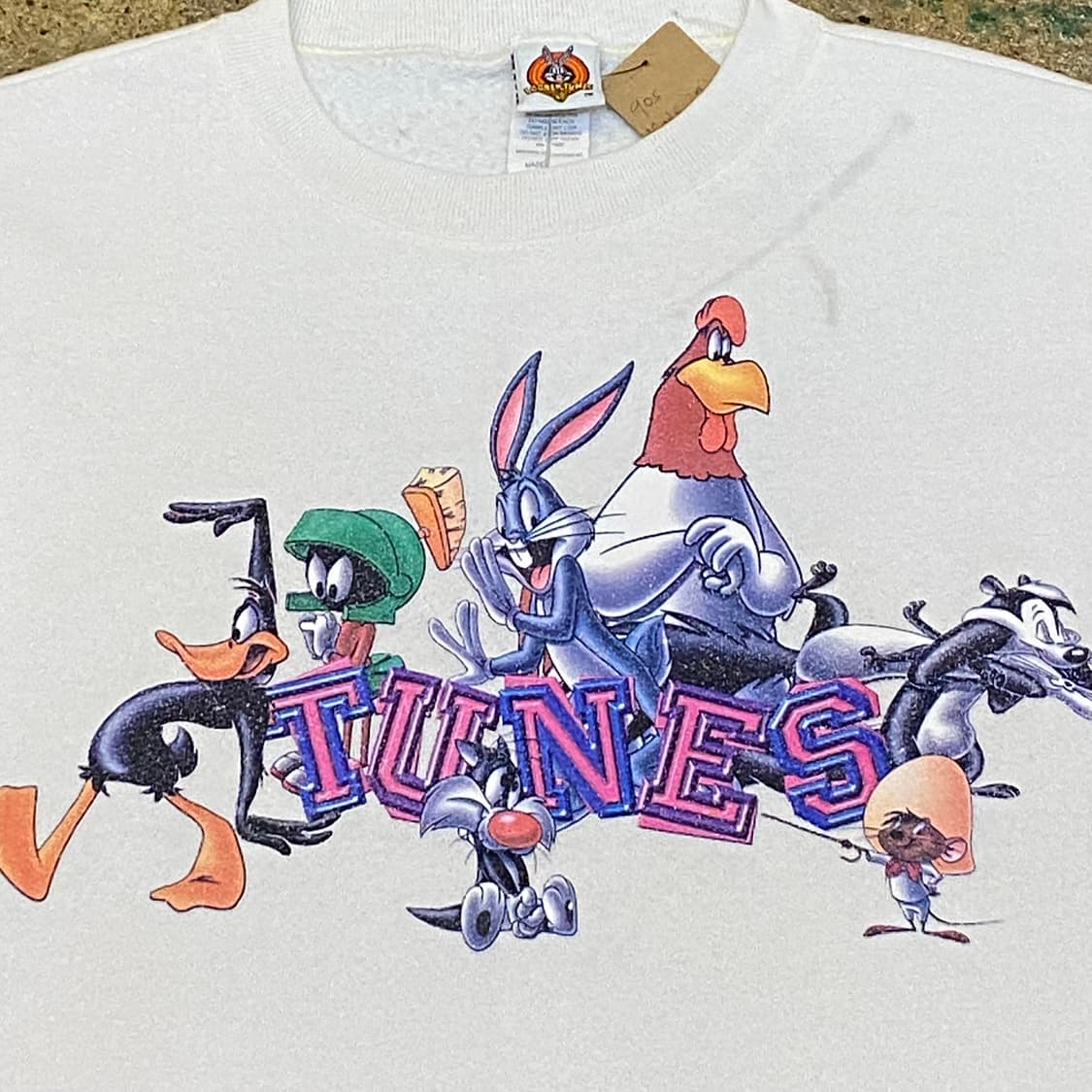 레어 90s USA 빈티지 루니툰즈 맨투맨 상품이미지4