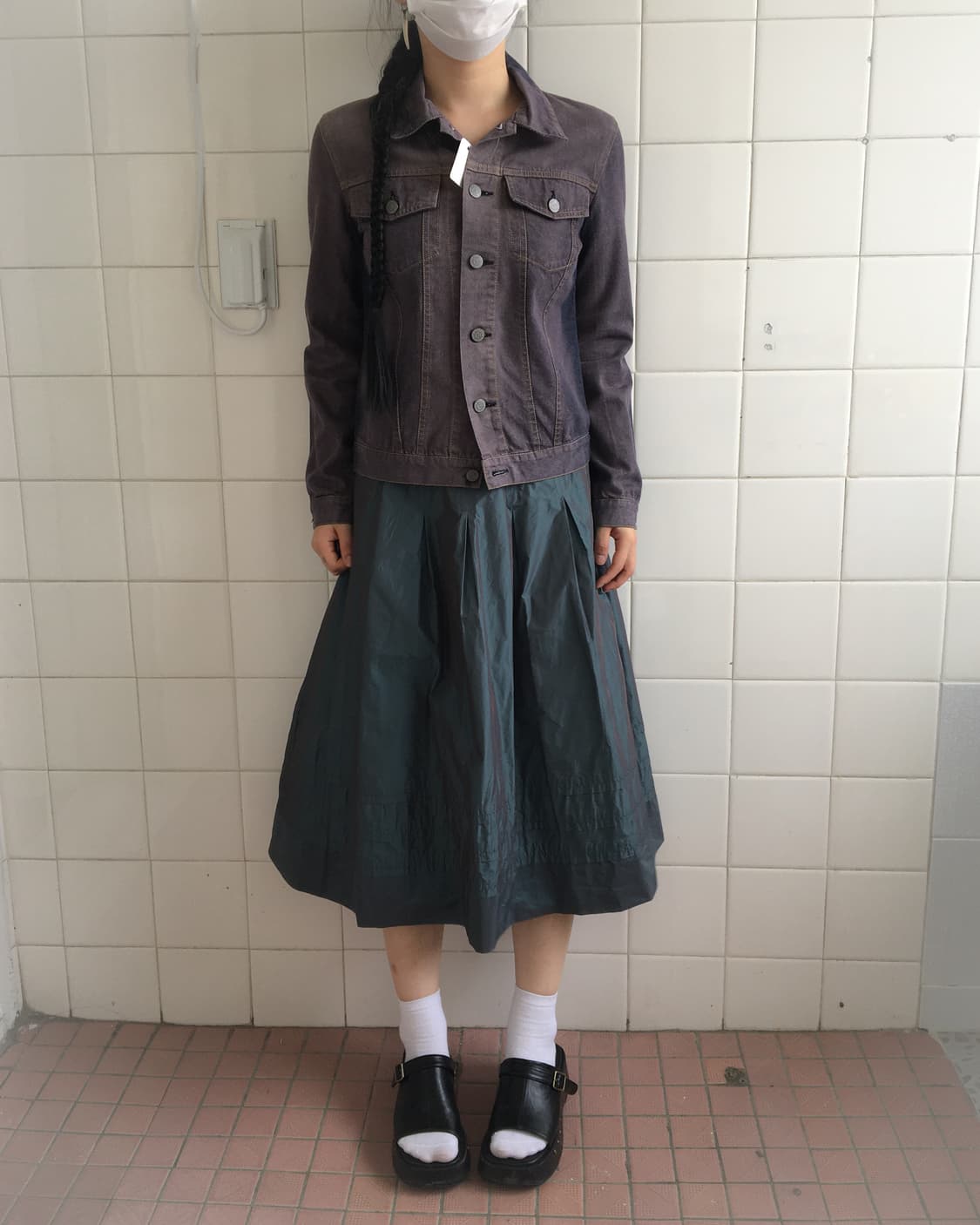 Michel klein washing trucker jacket 상품이미지1