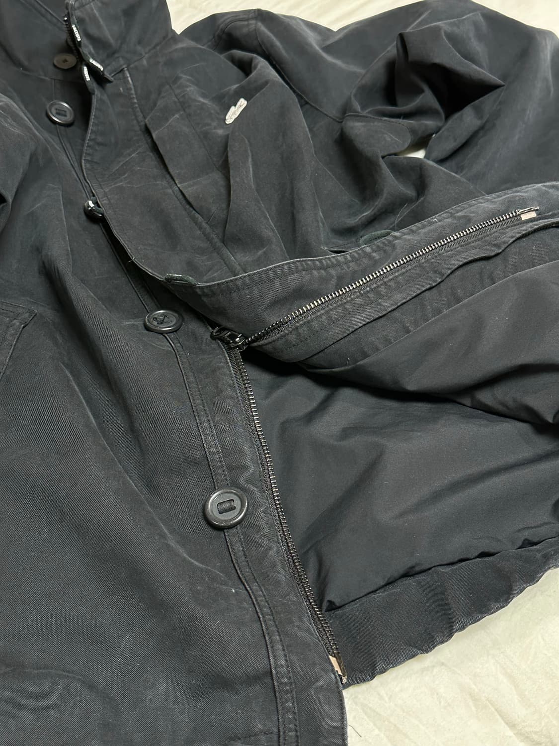 00s 라코스테 하이넥 버튼 자켓 라지 상품이미지7