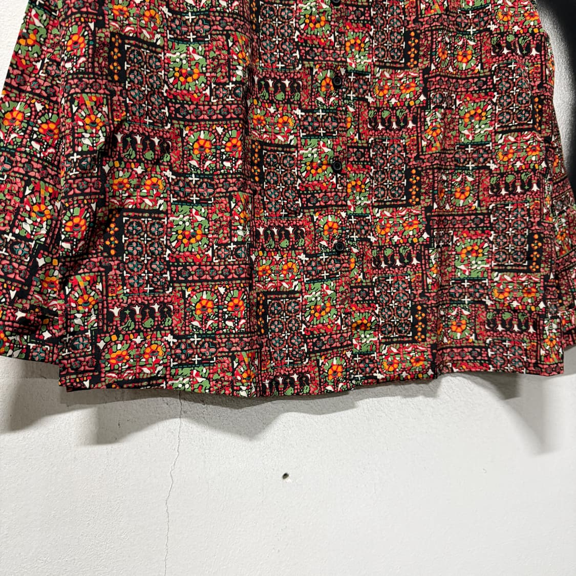 VTG 빈티지 반다나 플라워 풀 패턴 긴팔 셔츠 상품이미지4