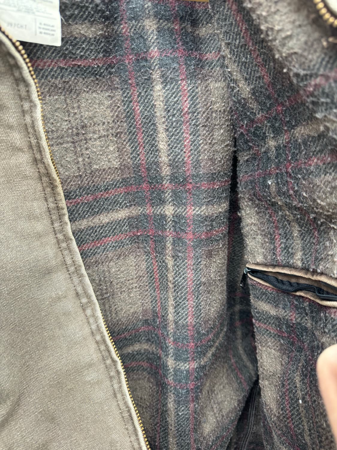 00s 칼하트 빈티지 j97 CHT 하드페이딩 디트로이트 워크 자켓 상품이미지6