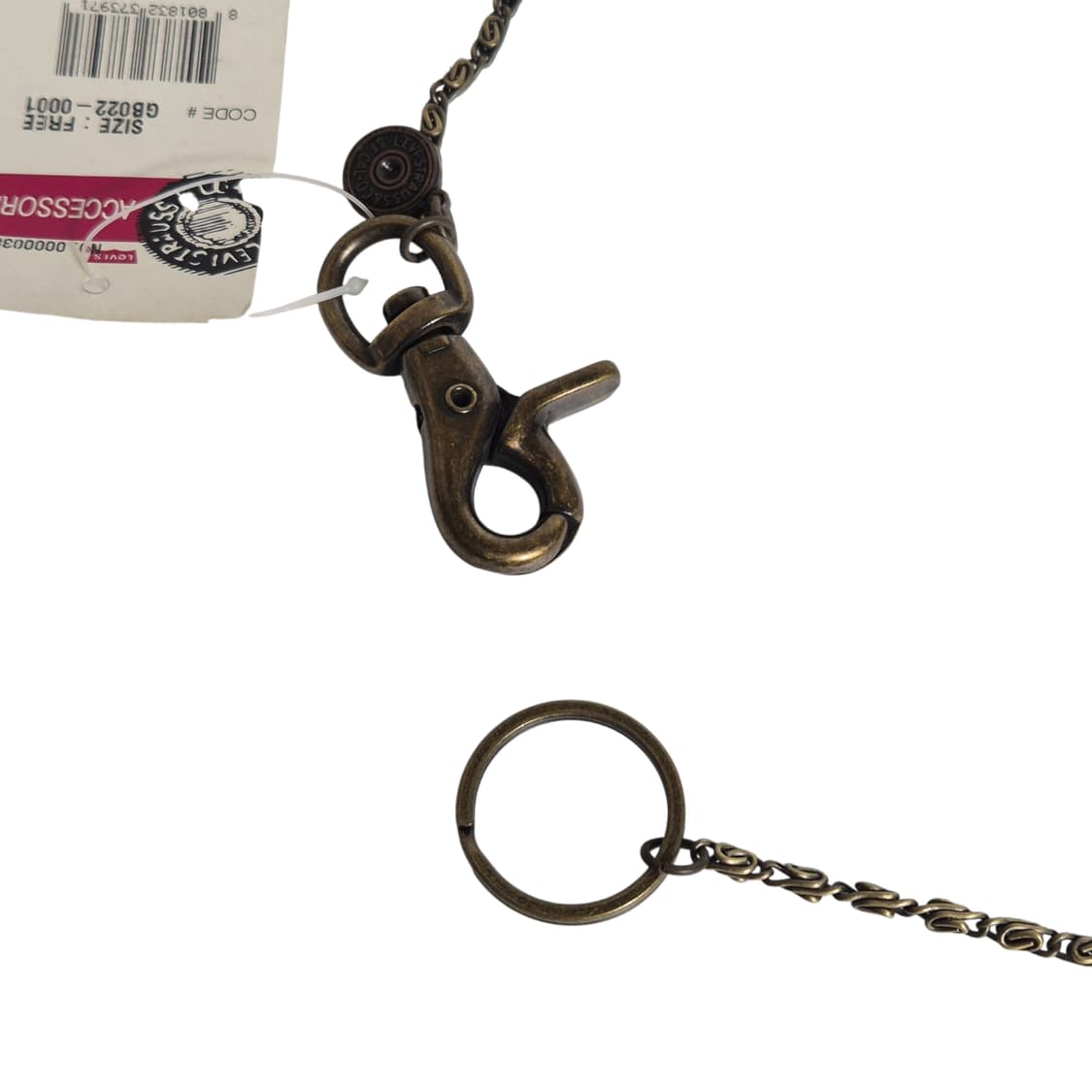 Levi's) 00s 리바이스 버튼 로고 월렛 체인 상품이미지4