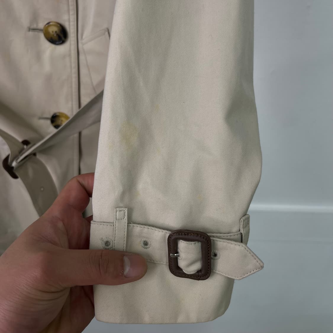 95 버버리 벨티드 트렌치 코트 상품이미지5