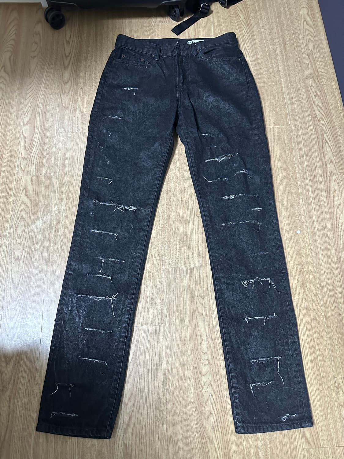 블랙 디스코팅진 슬림핏- black buleprint mod1s 상품이미지2